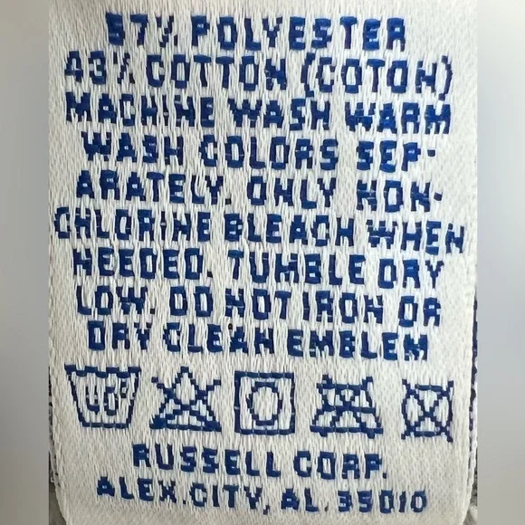 Russell Athletic NC State Wolfpack Vintage Gray Crew Sweatshirt - Picture 5 of 8